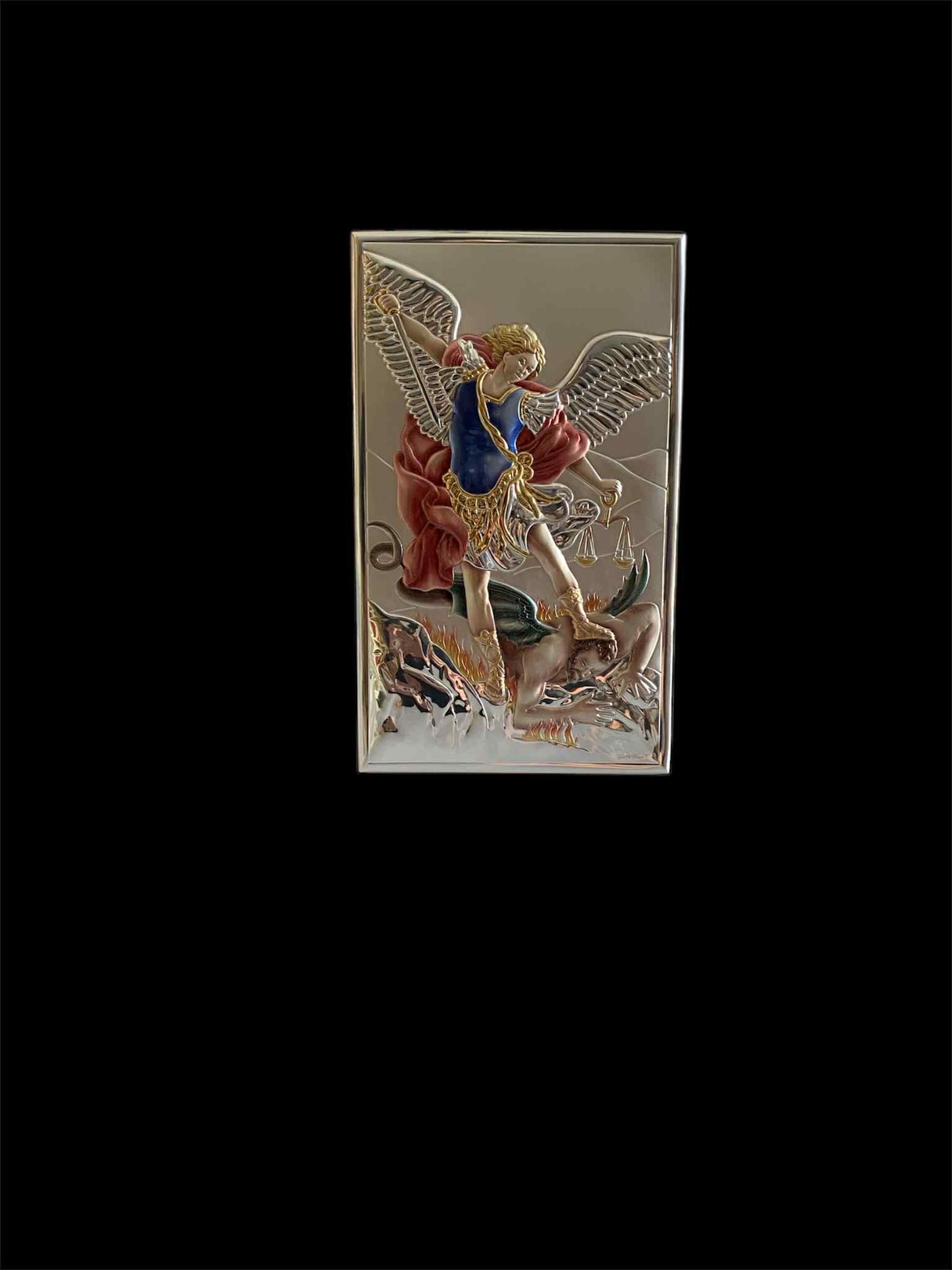 St. Michael silver icon