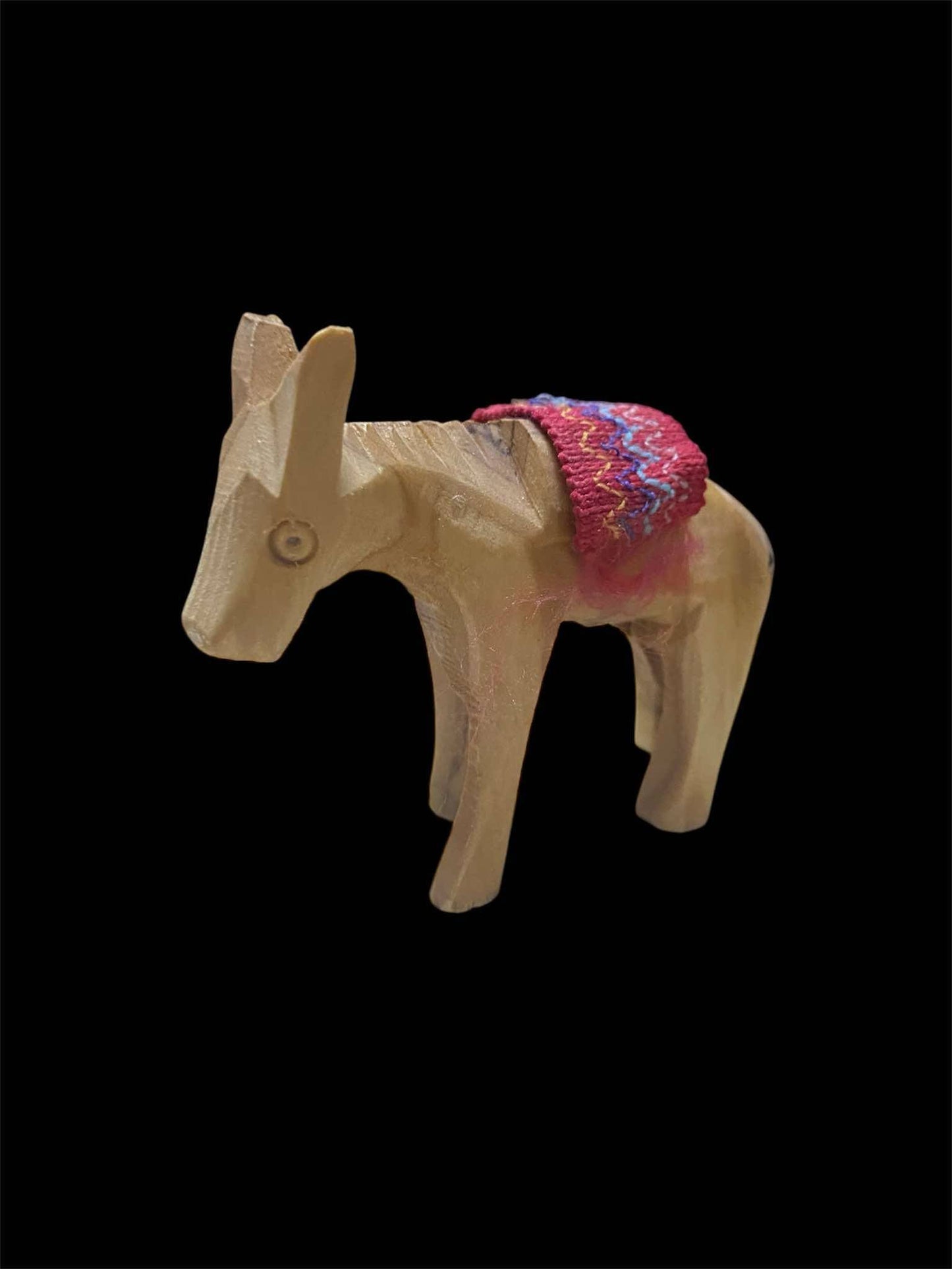 olive wood donkey