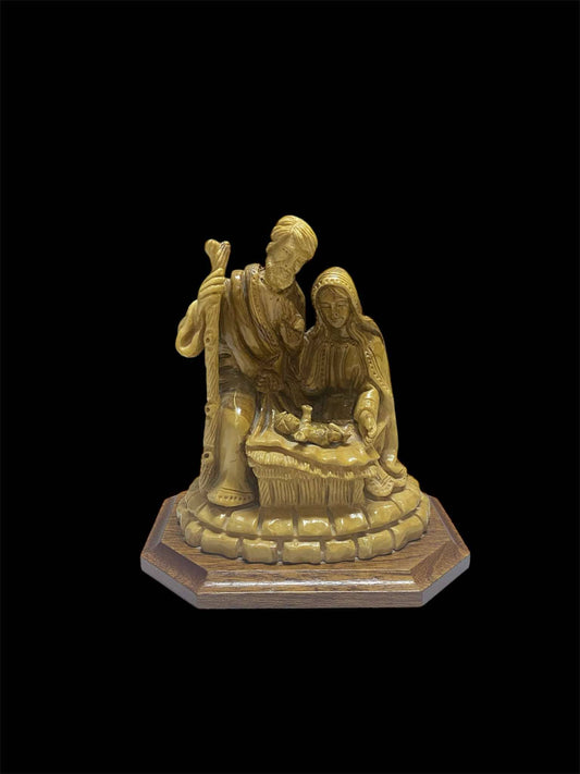 Olive Wood Holy Family