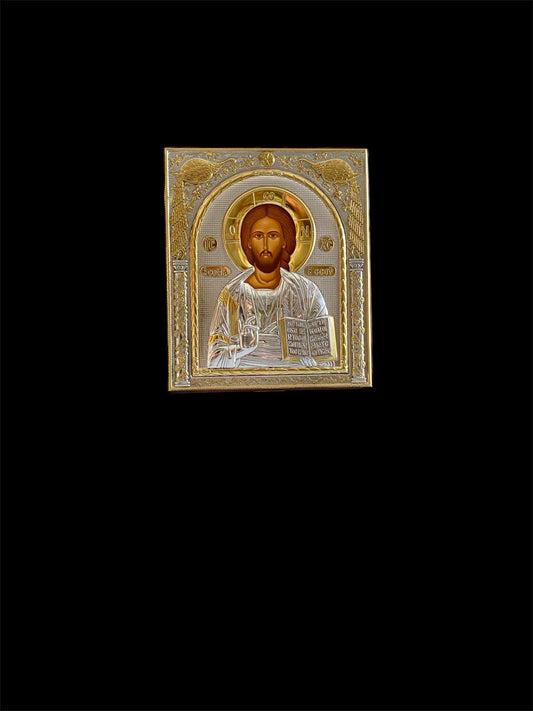 Jesus Christ silver icon