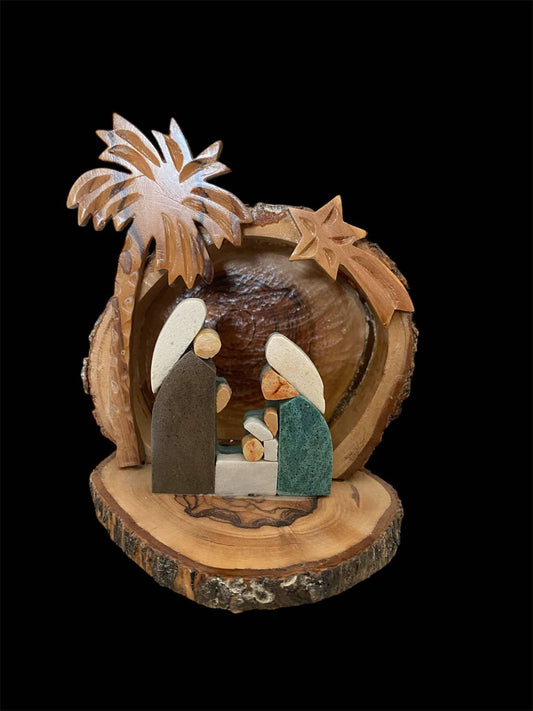 mosaics and olive wood Grotto