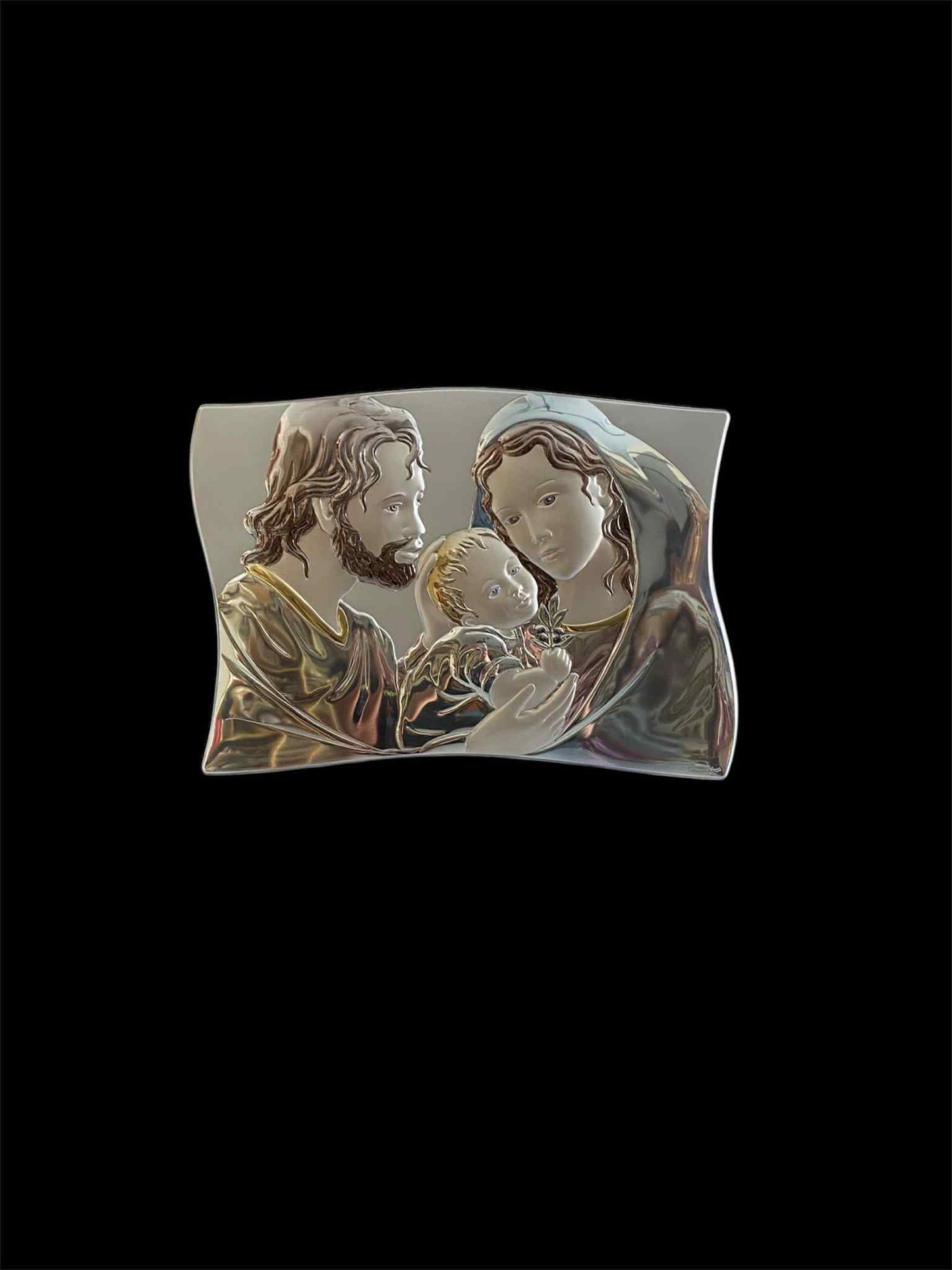 Holy Family silver icon