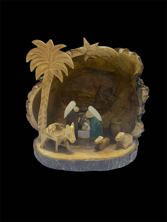 Mosaics and Olive wood Grotto